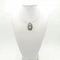 Chalcedony and Sterling Silver 925 Pendant 6