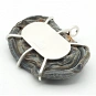 Chalcedony and Sterling Silver 925 Pendant 4