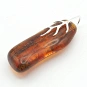 Amber and Sterling Silver 925 Pendant 3