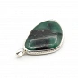 Emerald and 925 Silver Pendant 2
