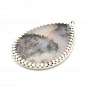Dendritic Agate and Sterling Silver 925 Pendant  3