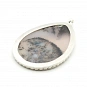 Dendritic Agate and Sterling Silver 925 Pendant  4