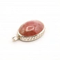 Pink Tourmaline and Sterling Silver Pendant 2