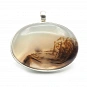 Sterling Silver 925 and Dendritic Agate Pendant 1