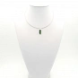 Green Tourmaline and Silver 925 Pendant 6