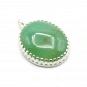 Sterling Silver 925 and Chrysoprase Pendant 1
