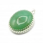 Sterling Silver 925 and Chrysoprase Pendant 3