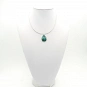 Sterling Silver 925 and Chrysocolla Pendant 6