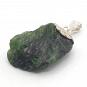Raw Chrome Diopside Pendant set in Sterling Silver 925 4