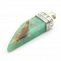 Chrysoprase and Sterling Silver 925 Pendant 4