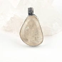 Rare Hyalophane and Sterling Silver Pendant 1