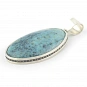 Turquoise and Sterling Silver Pendant 3