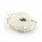 Amethyst Stalactite Flower and Sterling Silver Pendant 1
