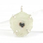 Amethyst Stalactite Flower and Sterling Silver Pendant 5
