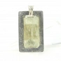 Hiddenite and Sterling Silver Pendant 4