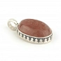 Sunstone and Sterling Silver Pendant 1