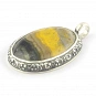 Eclipse Jasper (Bumblebee) and Sterling Silver Pendant 3