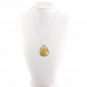 Amber and Sterling Silver Pendant 6