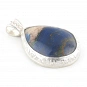 Azurite and Sterling Silver Pendant 1