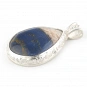 Azurite and Sterling Silver Pendant 3