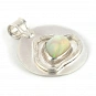 Ethiopian Opal and Sterling Silver Pendant 1