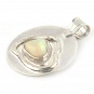 Ethiopian Opal and Sterling Silver Pendant 3