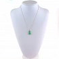 Chrysoprase and Sterling Silver Pendant 5