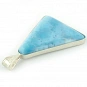 Celestial Blue Larimar and Sterling Silver Pendant 2