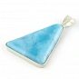 Celestial Blue Larimar and Sterling Silver Pendant 3