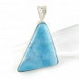 Celestial Blue Larimar and Sterling Silver Pendant 5