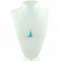 Celestial Blue Larimar and Sterling Silver Pendant 6