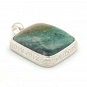 Fuchsite and Sterling Silver Pendant 1
