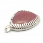 Rhodonite and Sterling Silver 925 Pendant 2