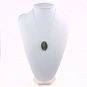 Large Chrysoprase and Sterling Silver Pendant 4