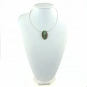 Large Chrysoprase and Sterling Silver Pendant 5