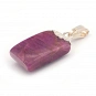 Ruby Pendant set in solid Sterling Silver 925 4