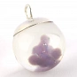 Grape Agate in Resin and Sterling Silver Pendant  4