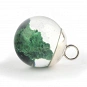 Malachite in Resin and Sterling Silver Pendant  3