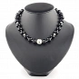 Black agate and sterling silver necklace 4