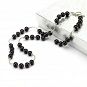Garnet and Sterling Silver Necklace 3