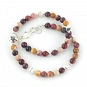 Sterling Silver and Mookaite Necklace  2