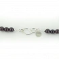 Garnet and Sterling Silver Necklace  4