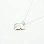Chain with Hydrangea Flower Pendant in 925 Sterling Silver 3