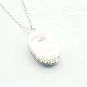 Sterling Silver 925 and Larimar Chain Pendant Necklace 2