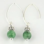 Green Zoisite Earrings and Sterling Silver 52 millimeter (2.05 inch) length 3
