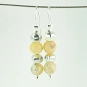 Yellow Opal Earrings and Sterling Silver 47 millimeter (1.85 inch) length 3