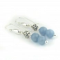 Angelite and Sterling Silver Earrings 1