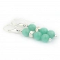 Amazonite and Sterling Silver Earrings 1