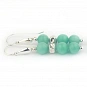 Amazonite and Sterling Silver Earrings 2