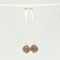 Long Smoky Quartz Earrings and Sterling Silver 925 4
